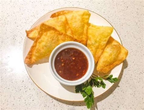 Imitation Crab Rangoon Wontons - Pinch of Aloha