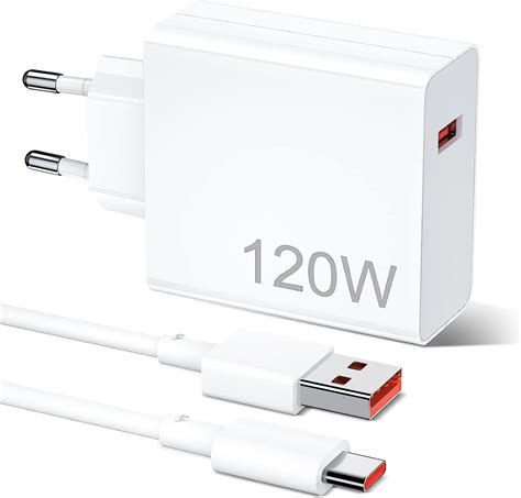 120W Rapido Caricatore USB Con Cavo USB C 1M Per Mi Turbo Charge