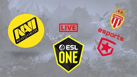 DOTA 2 LIVE ENG STREAM ESL One DPC CIS Natus Vincere Vs AS Monaco