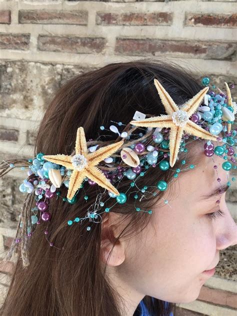 Beach Bridal Headband Starfish Hairband Beach Wedding Hair Accessory