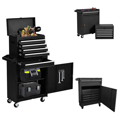 Buy Drawer Rolling Tool Chest Cabinet Detachable Top Box Convertable