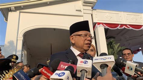 HUT Ke 79 RI Wapres Maruf Sampaikan Pesan Dan Harapan Kepada Presiden