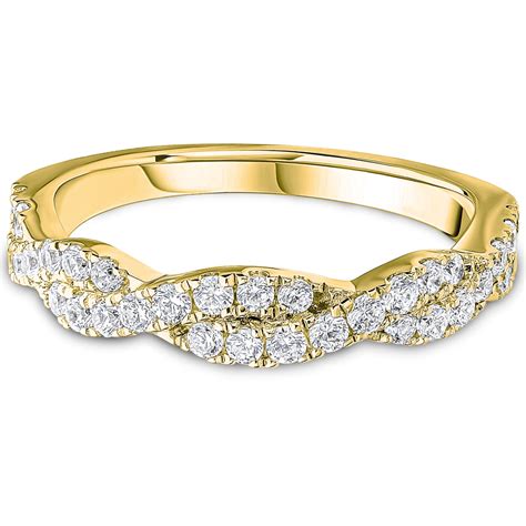 Half Eternity Twist Diamond Band Nicholas Wylde