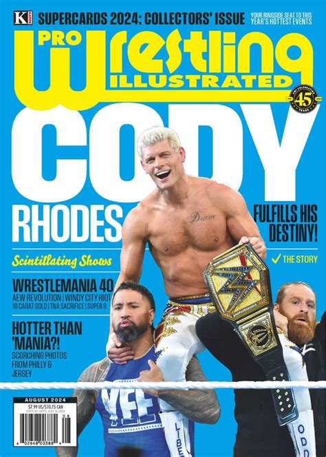 Pro Wrestling Illustrated August Digital Discountmags