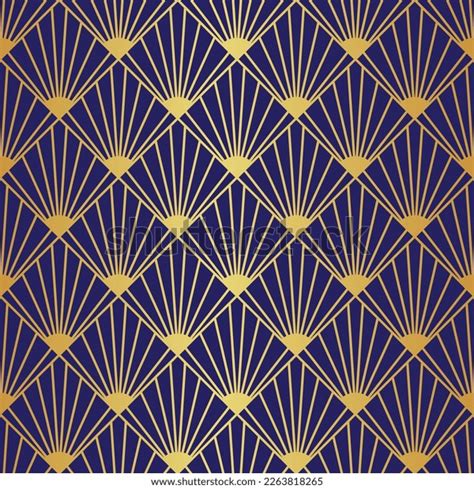 Art Deco Sunburst Pattern Luxury Vector Stock Vector Royalty Free
