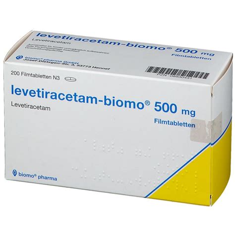 Levetiracetam Biomo Mg St Mit Dem E Rezept Kaufen Shop Apotheke