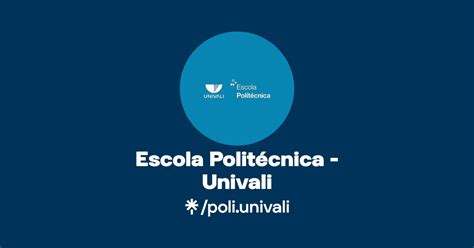 Escola Politécnica Univali Instagram Facebook Linktree