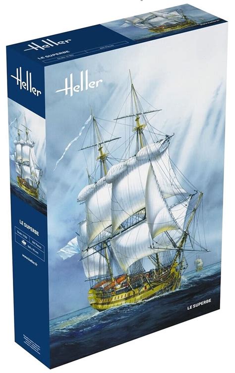 Le Superbe 3 Masted Sailing Ship Plastic Model Sailing Ship Kit 1