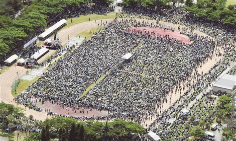 Massive Protest Against Us Bases On Okinawa After Japanese Womans