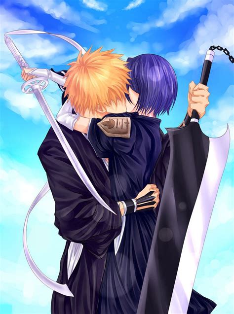 Ichigo X Rukia Kon Bleach Manga Bleach Bleach Ichigo And Rukia Bleach Fanart Shinigami