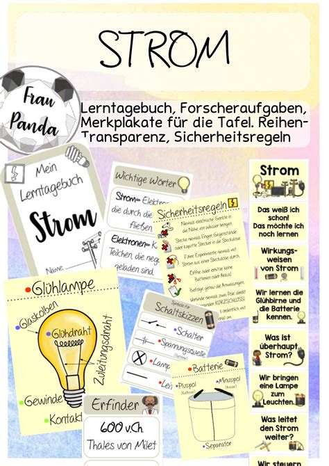 Strom In Der Grundschule Materialpaket Unterrichtsmaterial Im Fach