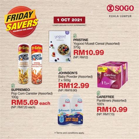 Sogo Kuala Lumpur Supermarket Friday Savers Promotion Oct