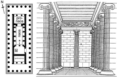 Plan, Temple of Apollo, Bassae (Illustration) - World History Encyclopedia