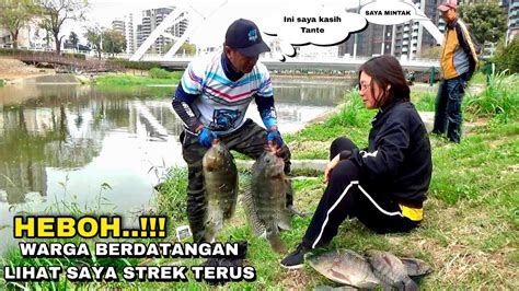 Benar Benar Heboh Saat Mancing Ikan Nila Dapat Banyak Babon Sampai Jadi