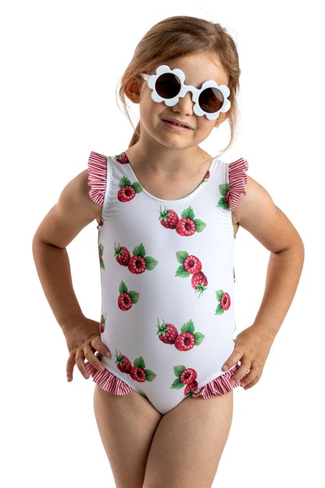 Meia Pata Ss23 Raspberries La Digue Swimsuit In 2022 Print