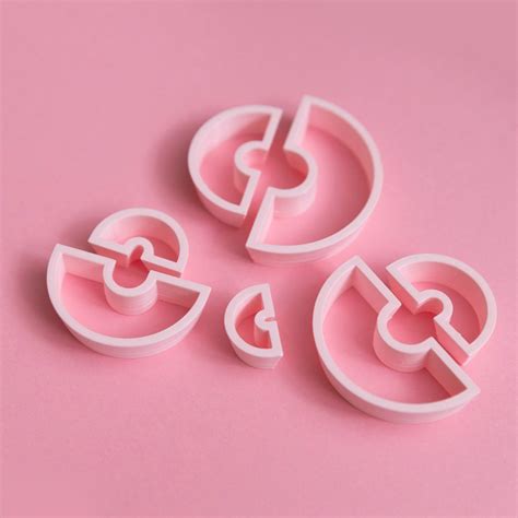 Arch Polymer Clay Cutters Set 3d Printed Cookie Cutters Etsy Denmark