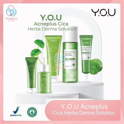 Jual YOU Acneplus Cica Herbs Derma Solution Skin Cream Moisturizer