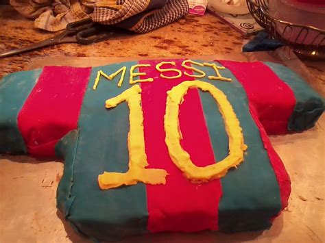 Messi Jersey Cake 6th Birthday Parties Cake Birthday Party