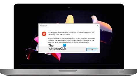 The Mapped Network Drive Could Not Be Created In Windows