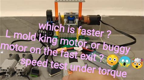 Lego Motor Speed Vs Torque Experiment Lego Technic YouTube