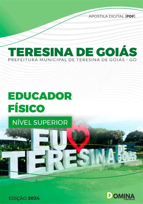 Apostila Educador Físico Teresina de Goiás GO 2024