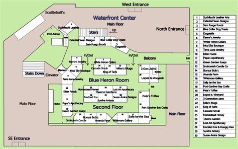 Map Of Vendors Everett Farmers Market