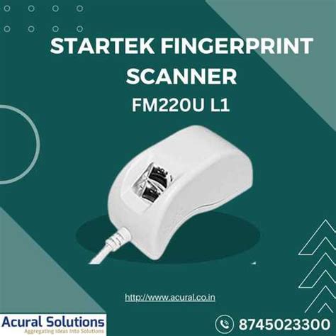 Startek Fm L Fingerprint Scanner Manufacturer From Delhi Delhi