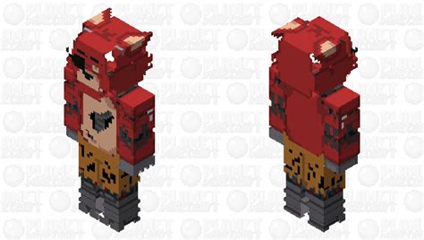 Foxy Fnaf Movie V1 Minecraft Skin