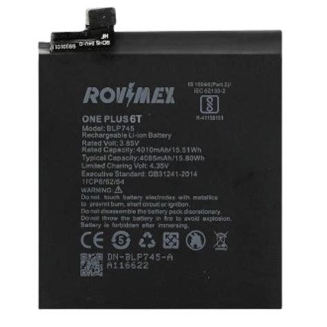 Oneplus 6t Rovimex Batarya Rovimex⚡rovimex⚡