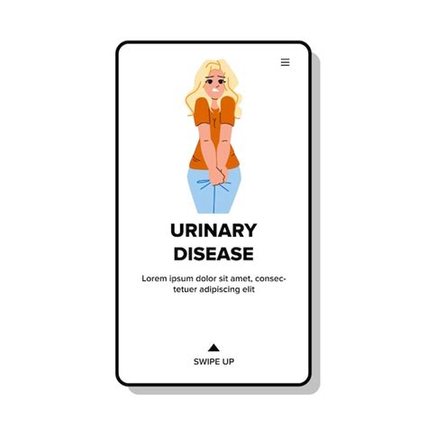 Premium Vector Urinary Disease Woman Vector