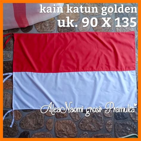 Jual Bendera Merah Putih X Katun Golden Bendera Merah Putih Kain