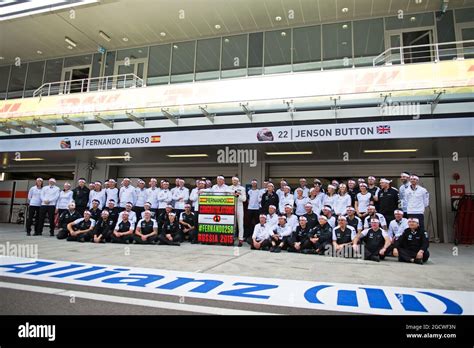 Mclaren Celebrates His 250th Gp Eric Boullier Hi Res Stock Photography