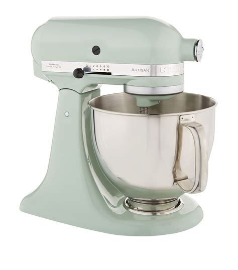 KitchenAid Green Artisan Stand Mixer 4 8L Harrods UK