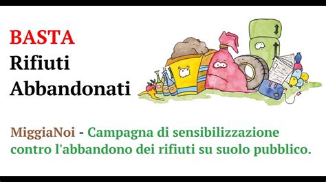 Campagna Di Sensibilizzazione Contro L Abbandono Dei Rifiuti Su Suolo