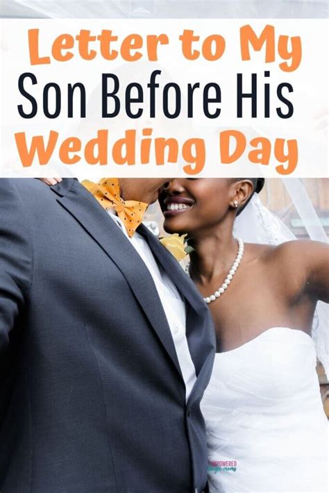 Open Letter To My Son On His Wedding Day Empowered Single Moms