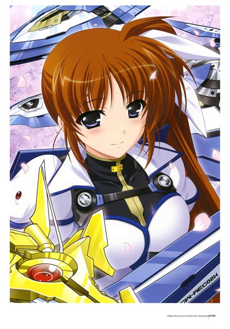 Takamachi Nanoha Raising Heart Strike Cannon And Fortress Lyrical Nanoha And 2 More Drawn