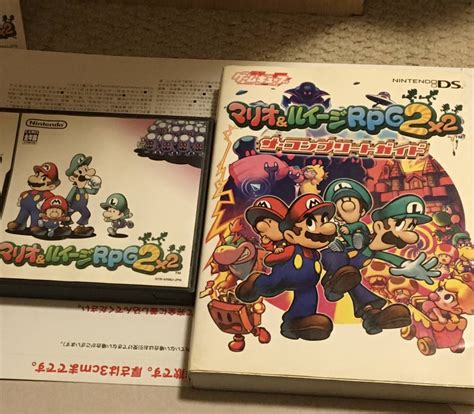 Yahooオークション ニンテンドーds マリオ＆ルイージrpg2×2 攻略本