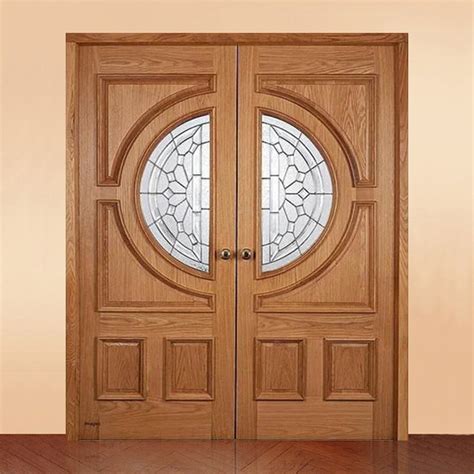 Modern Style Simple Teakwood Doors House Villa Exterior Main Entrance