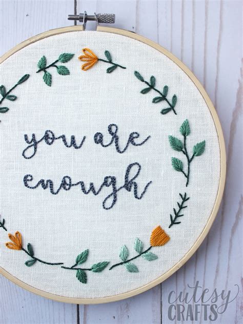 Embroidery Quote Template