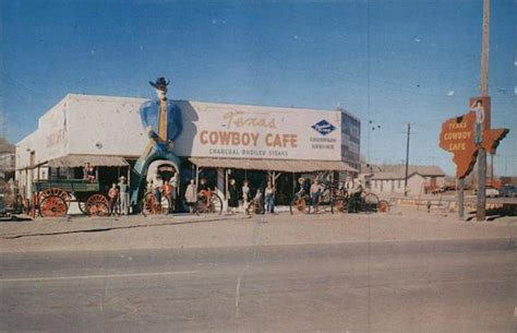 Cowboy Cafe Dalhart, TX Postcard