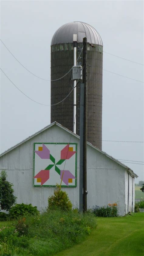 Tulips Barn Quilt | Painted barn quilts, Barn quilts, Barn art