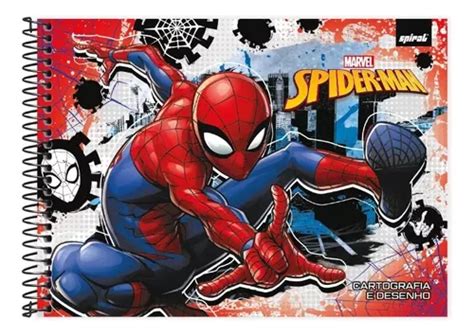 Cuaderno De Cartograf A Y Dibujo Hojas X M Color Spider Man