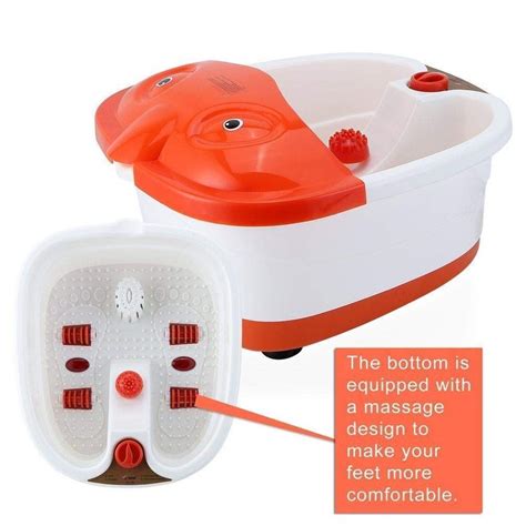 Orange Abs Plastic Foot Spa Bath Massager Ac Adaptor At Rs 1600piece In Delhi