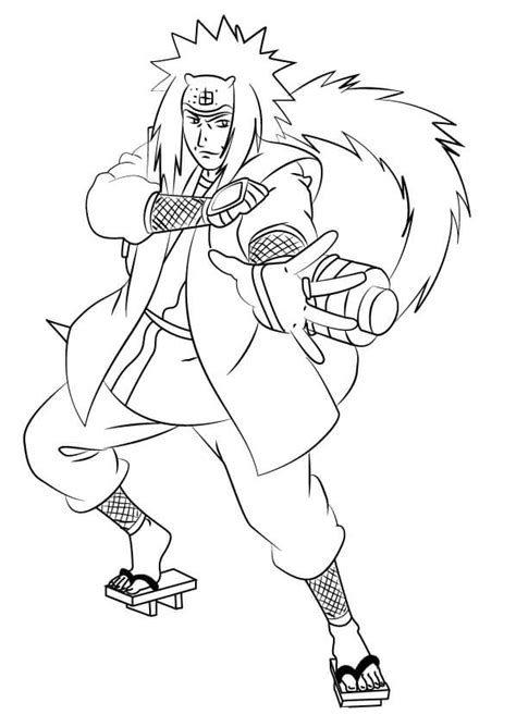 Jiraiya Para Colorear Imprimir E Dibujar Coloringonlycom Porn Sex Picture