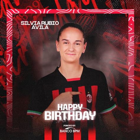 Francy Fj21 On Twitter Rt Acmilan Wishing A Happy 1 To Our Rossonera 🎂 ¡cumpleaños Feliz