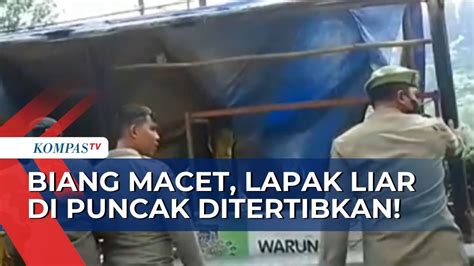 Jadi Biang Macet Satpol Pp Bogor Tertibkan Ratusan Lapak Liar Di