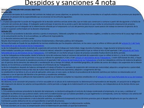 Ppt Despidos Y Sanciones Powerpoint Presentation Free Download Id