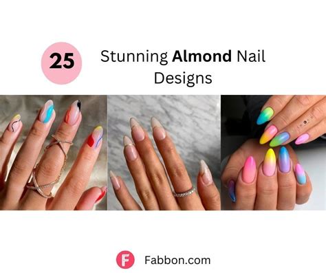 25 Stunning Almond Nail Designs And Ideas 2023 Fabbon