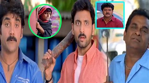 Nagarjuna And Sumanth Non Stop Comedy With Brahmanandam Snehamante