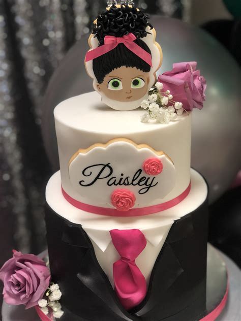 Girl Boss Baby Cake